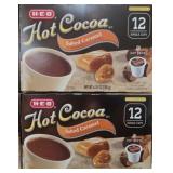2- 12ct boxes of salted caramel hot cocoa k-cups