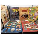 Six collecting toys and Schroederï¿½s price guide