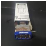 Master lock combination lock with instructions