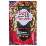 Case of 10- 3.3oz bags of dots original seasoned