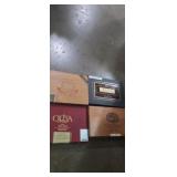 Wooden cigar boxes