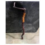 handcrafted wooden walking stick/cane 28 inch