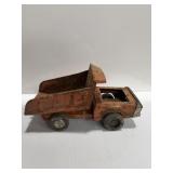 Nylint 400 orange pressed steel dump truck