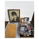 Elvis magazines, books and elvis picture with