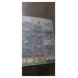 Double sided hot wheels storage box full of cars