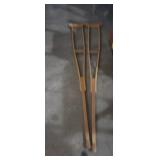 2 wooden crotches