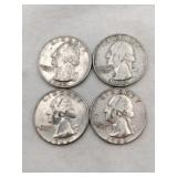 1962,1963 silver quarters