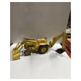 1:12 scale ERTL Ford 7500 Die-Cast Backhoe Loader