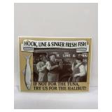 metal tin sign Featuring The Three Stooges 16x12