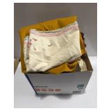 Assortment of table cloths, towels, rags and more