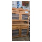 Wooden jelly cupboard with mesh doors, 2 pc