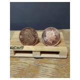 2-1 OUNCE .999 FINE COPPER ROUNDSQUEEN