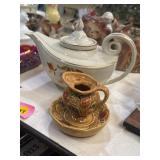 Hallï¿½s Superior ï¿½Autumn Leaf" Aladdin Teapot &