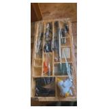Early GI Joe accessories tray with accessories