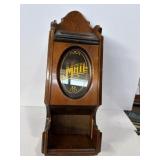 wooden wall-mounted mail holder (Broken) at