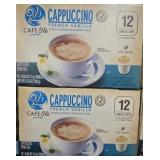 2- 12ct boxes of French vanilla cappuccino k-cups