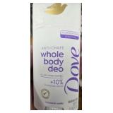 3 sticks of coconut and vanilla dove whole body