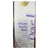 3 sticks of coconut and vanilla dove whole body