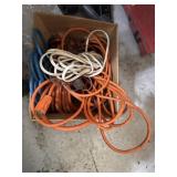 Mix of extension cords, mostly outdoor