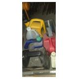 Fuel can,  hydraulic fluid ,oil ,deicer,and more