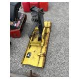 John Deere front snow and dirt plow blade