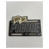 5-1/2 in x 8-1/4 in Purdue wood sign