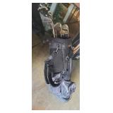 Sportstrek golf bag with assorted clubs