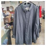 Wrangler rugged wear 3xl flannel button up shirt