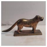 Cast dog nutcracker 12in long by 5.5in tall