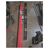 Carpentry level sticks