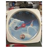 1994 Coca-Cola polar bear thermometer