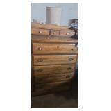 Chest of drawers with 7 drawers 38x19x48in