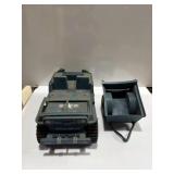 1970s blue U.S. Air Force (USAF) combat jeep and