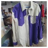 Gil Adam 2xl western button up shirt men