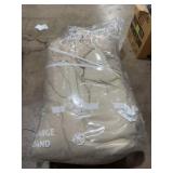 off-white / beige comforter or bedding set