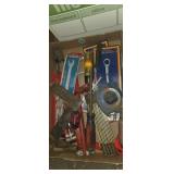 Tape measure, new wrenches,screw drivers, drill