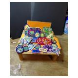 OVER 30 OLD SEW ON GIRL SCOUT PATCHESSOME. VERY