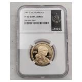 2007 S Sacagawea $1 PF 67 Ultra Cameo