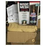 Magnetic screen door & new Shade Sail w/