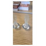 Decorative glass ink wells