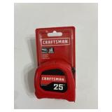 Craftsman 25 ft tape measure