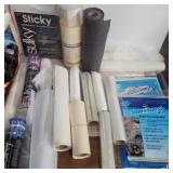 Sulky stabilizer, steam and seam and other