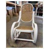 Small white child rocker itï¿½s very cute