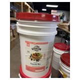 Augason Farms pancake mix with cookbook.