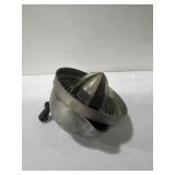cast aluminum hand-crank citrus juicer By Mason