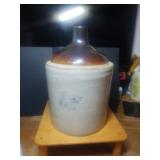 WESTERN STONEWARE VINTAGE MOONSHINE JUG IN GREAT