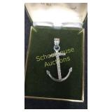 Sterling anchor pendant