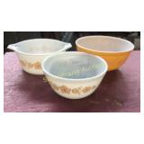 3 pcs of Pyrex