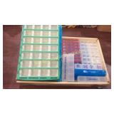 Flat of pill containers