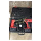 2 cordless drill sets
